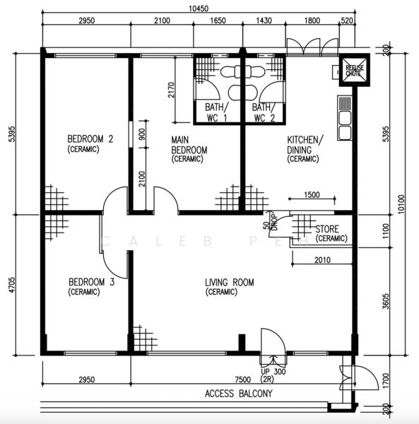 541 Hougang Avenue 8 floor plan